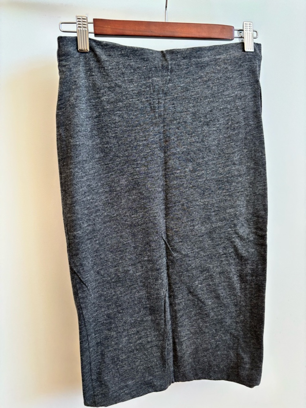 H&M Gray Heather Knit Skirt